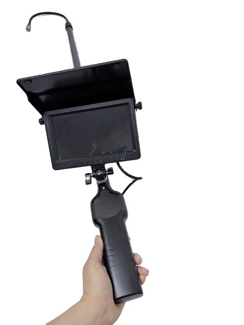 3.6m HandheldTelescopic Pole Video Inspection Camera with Screen Extendable Scope for Under Vehicle Inspection