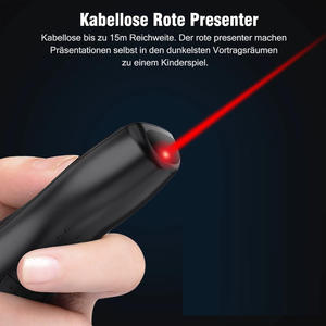 Pointeur laser rouge R400, récepteur USB USB C, recharge par piles AAA, <span class=keywords><strong>télécommande</strong></span> sans fil 2,4 GHz, portée de 100 m, fonction de <span class=keywords><strong>présentation</strong></span> - Product Image 6