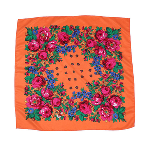 Boutique en ligne <span class=keywords><strong>EBay</strong></span> Best-seller <span class=keywords><strong>Foulard</strong></span> en coton imprimé ethnique Hiver Chaud 70cm carré Fleur Imprimé <span class=keywords><strong>Foulard</strong></span> - Product Image 4