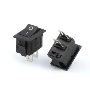 2positions 6A 125V rocker switches 10*15mm kcd1-101 on-off kcd1 square rocker switch