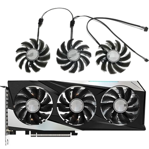 Ventilador de gráficos de 78 mm PLD08010S12HH RTX3060 3060Ti para tarjeta de video <span class=keywords><strong>GIGABYTE</strong></span> GeForce RTX <span class=keywords><strong>3060</strong></span> RTX <span class=keywords><strong>3060</strong></span> Ti <span class=keywords><strong>Vision</strong></span> OC 3X WINDFORCE - Product Image 1