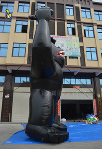 <span class=keywords><strong>Gorille</strong></span> noir gonflable géant <span class=keywords><strong>de</strong></span> 25 <span class=keywords><strong>pieds</strong></span> pour la publicité - Product Image 4