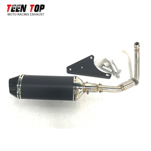 TEENTOP Factory Hight Power Motorcycles Système d'échappement pour VESPA Primavera 4t Sprint 4t Scooter pour <span class=keywords><strong>Piaggo</strong></span> <span class=keywords><strong>Zip</strong></span> 2000 4t Silencieux - Product Image 6
