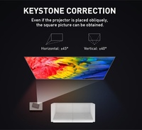 Projecteur intelligent DLP mini HaoMing P10, Android 9, Max 4K, 3D, 300 lumens ANSI, WiFi 6, batterie 10000 mAh, home cinéma, projecteur portable