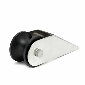 Rodillo de Anclaje de 160 mm, Acero Inoxidable, Rueda Negra, Herraje Marino para Reemplazo de Ancla de Barco - Product Image 4