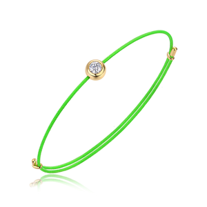 Braccialetto Intrecciato Colorato con Corda Regolabile e Moissanite, Gioiello alla Moda per Ragazze, Idea Regalo - Product Image 3