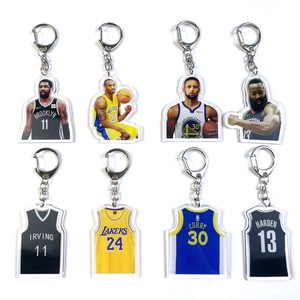 YOYI Kobe Curry <span class=keywords><strong>James</strong></span> Owen Nick Yang Porte-clés et Pendentif de sac en alliage, modèle <span class=keywords><strong>maillot</strong></span> de star de basketball, Collection Génération - Product Image 1