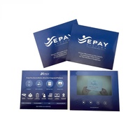 Lecteur de brochure numérique à écran LCD COTE avec impression pour invitation, vidéo, carte de vœux pour le soutien commercial gouvernemental