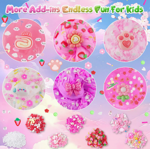 Kit de slime, boue cristalline, slime beurre nuage, colle moelleuse DIY, jouet anti-stress - Product Image 4