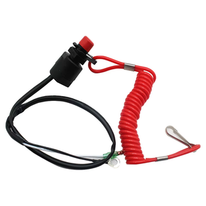 High Quality ABS Aluminum Alloy Motorcycle Kill Stop Switch Cut Boat Dirt Pit <strong>Bike</strong> <strong>Engine</strong> Tether Outboard <strong>Engine</strong> for Yamaha - Product Image 1