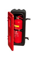 Boîte d'extincteur promotionnelle Armoire d'extincteur à poudre simple sèche