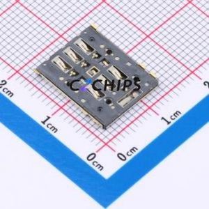 HYCW328-SIM07-138B SIM Card Connector SMD Connector Card Tray Type Nano SIM Card Card Holder With Card Detection - Product Image 2