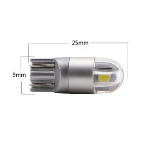 หลอดไฟ LED รถยนต์ 12V T10 2smd W5W 3030 2smd ไฟส่องสว่างสีขาว/น้ำเงิน หลอดไฟ T10 สำหรับเปลี่ยน อะไหล่ไฟรถยนต์อื่นๆ - Product Image 5
