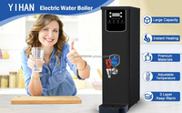 Distributeur d'eau chaude électrique commercial YIHAN en acier inoxydable, haute efficacité, sur pied/à poser, 8/10/15/30L, 2500W, 110-240V