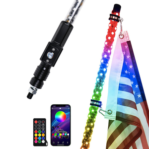 Nuova luce a frusta con interruttore a Led Antenna a spirale caccia fuori strada avvertimento LED frusta luce per RZR Can Am Polaris UTV ATV - Product Image 2