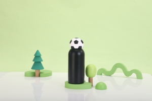 Nouvelle Arrivée en Gros : Gourde Sport Thermos Série Zoo Originale - Bouteille d'Eau à Large Ouverture 350ml 500ml avec Couvercles 3D Mignons - Product Image 5