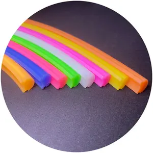 Nuova striscia separata a zigzag gen 2 6mm 8mm 10mm 12mm 15 singolo colore RGB RGBIC neon led striscia per l'insegna al neon a led