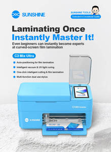 Macchina per Taglio e Laminazione di Pellicole <span class=keywords><strong>Idrogel</strong></span> SUNSHINE C3 Mix Ultra con Posizionamento Automatico per Protezioni Schermo Telefono Disponibile - Product Image 2
