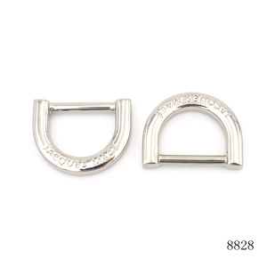 Fabricación de Herrajes de Calidad para Bolsos, Anillo en D Plano de 3/4 de Pulgada, Hebilla Metálica Personalizada con Logotipo para Bolsos - Product Image 2
