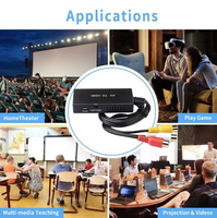 Cable HDM1 a RCA 1080P Full HD, Adaptador AV Compuesto para TV/HDTV/DVD