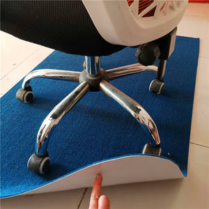 แผ่นรองเก้าอี้ลายผ้าแจ็คการ์ดสำหรับโต๊ะทำงานพรมแผ่นไม้ปกป้องพื้นไม้แข็งไม่งัดไม่ลื่นซักได้ - Product Image 6