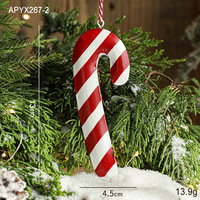 Pendentif de Noël en fer Père Noël cerf Boules de décoration d'arbre de Noël pour accessoires d'arbre de Noël