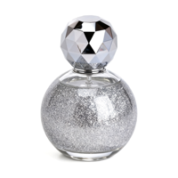 Flacon de parfum en verre vide personnalisé, rond, de luxe, 30ml, 50ml, 75ml, 100ml, effet givré craquelé