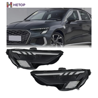 HETOP A3 S3 Phare A3L 2021-2024 Mise à niveau des phares LED Phare avant modifié Clignotants avant Feux de jour pour Audi