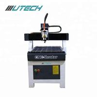 Routeur CNC miniature portable à 3 axes avec contrôle Mach3/DSP, zone de travail de 600x900 mm, PLC et moteur à engrenages pour la gravure sur métal/bois