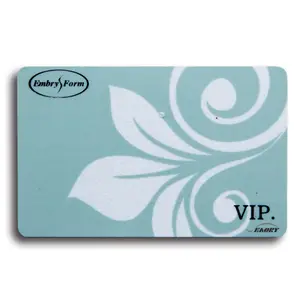 会员用塑料VIP员工通行证徽章卡，表面光滑层压