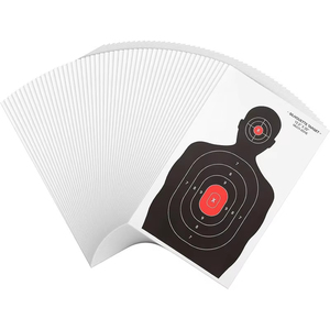 Large Silhouette Outline Paper Marker Sheet with MultiZone Target Zones for Outdoor Practice Training and Visual Reference - Product Image 3