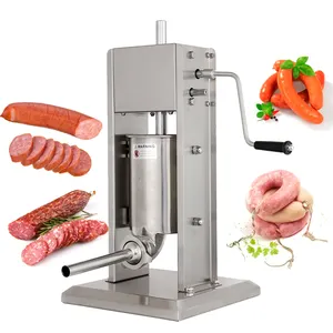 Gran oferta comercial 15l embutidora de salchichas piezas para embutidora de salchichas hotdog máquina embutidora de salchichas