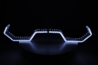 VAHID Nouveaux Phares Diurnes LED 12V Populaires avec Anneau Lumineux 5D WRGB Contrôlables par Application, Clignotants DRL Auto IP68
