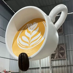 Esculturas de Espuma Personalizadas para Exhibición de Café, Personajes de Espuma de Poliestireno para Eventos de Juegos, Delfín, Perro, Tiburón Gigante de Película, Tienda, Exterior - Product Image 1