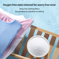 LOGO personnalisé de haute qualité savon à lessive blanchissant pour vêtements détergent en poudre blanchissant à l'oxygène actif