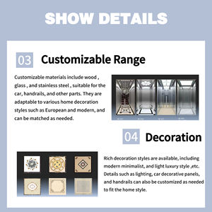 ลิฟท์วิลล่าบ้านหลังเล็กพร้อมห้องโดยสารสวยสำหรับบ้าน - Product Image 6