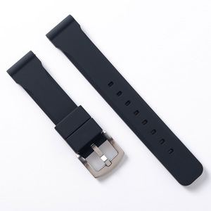 Bracelet de montre en silicone étanche de qualité supérieure, vert, compatible avec les montres de plongée de luxe, bracelet universel à libération rapide - Product Image 6