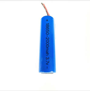 China <span class=keywords><strong>3</strong></span>,7 v 18650 2000mah batería recargable con pcm y conector - Product Image 2