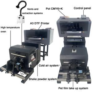 Juven DTF printer 30cm larghezza 2 pezzi testina di stampa ad alta precisione direttamente su stampante a getto d'inchiostro macchina da stampa per pellicole per animali domestici - Product Image 3