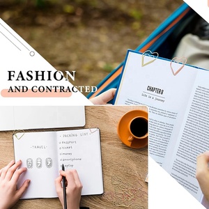 Dễ Thương Kẹp Giấy Thép Không Gỉ Trái Tim Kim Cương Drop-Shaped Giấy Clip Cho Các Trường Học Văn Phòng Nguồn Cung Cấp Thủ Công Scrapbooking Đánh Dấu - Product Image 6