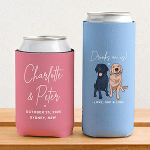 Pendingin Minuman Pernikahan Unik untuk Hewan Peliharaan, Souvenir Pernikahan yang Dipersonalisasi, Perlengkapan Promosi dengan Hewan Peliharaan yang Unik untuk Pernikahan - Product Image 4