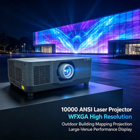 Projecteur laser d'ingénierie de 10 000 lumens, avec lentille incurvée en option, conçu pour les auditoriums/salles d'exposition.