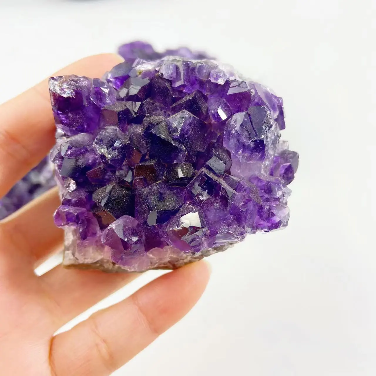 Gugus Kristal Amethyst Alami Geode Penyembuhan Kristal Kristal Penyembuhan Batu Permata Hadiah untuk Dekorasi