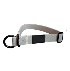 <span class=keywords><strong>Collar</strong></span> Ajustable para Perro con Recubrimiento de PVC Impermeable, Estilo <span class=keywords><strong>Biothane</strong></span>, Duradero, Inodoro, Fácil de Limpiar, con Anillo en D de Zinc para Perros Medianos y Grandes - Product Image 1