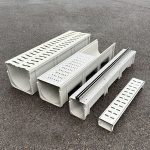 Canal de drainage en résine peu profonde de 20000 + tonnes pour les projets de drainage de routes et de tunnels - Product Image 1