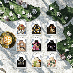 Personalized Reusable Polyester Sleeveless <b>Apron</b> Animal-themed Chef Cooking Kitchen <b>Aprons</b> for Women Festival Use - Product Image 2