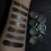 Nueva Sombra de Ojos Brillante con Purpurina, Pigmento de la Serie Oscura, Marca Privada, Polvo de Hadas, Diamante Metálico, Sombra de Ojos en Polvo Suelto