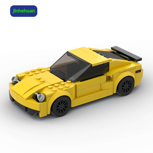 Yüksek kalite en iyi blokları yapı çocuklar için sarı moc tuğla modeli sportcar oyuncaklar hediye araba yapı taşı setleri - Product Image 1