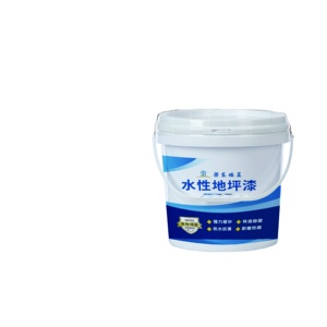Peinture liquide pour sols en résine époxy aqueuse, imperméable et résistante à l'usure, pour ateliers industriels, avec sable coloré et ciment - Product Image 1