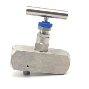 316 6000PSI PTFE J13W <span class=keywords><strong>1</strong></span>/2 NPTメスネジニードルバルブ（ベント付き遮断弁）304 316圧力計遮断弁 - Product Image 2